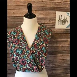 NWT  LuLaRoe Women’s Leggings grey print Size T&C